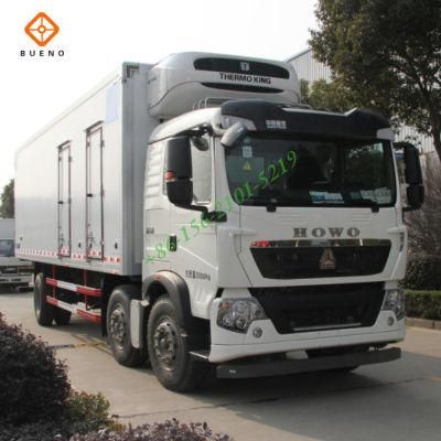 Sinotruk HOWO Euro4 6*2 10 Tons Left Hand Driving Refrigerated Truck