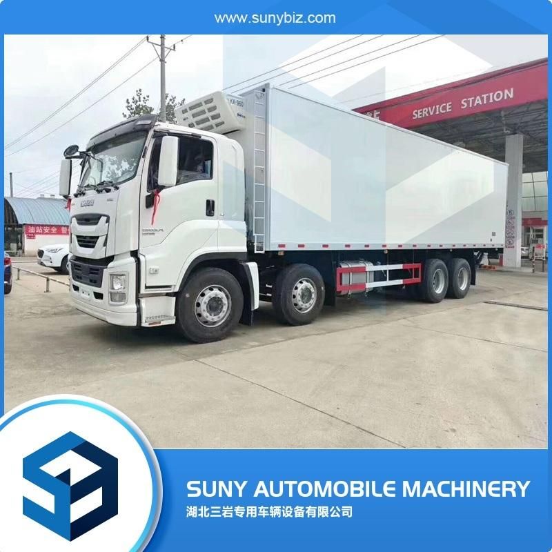 China Heavy 8X4 Euro 5 I Suzu Refrigerated Truck for Sale in Philippines