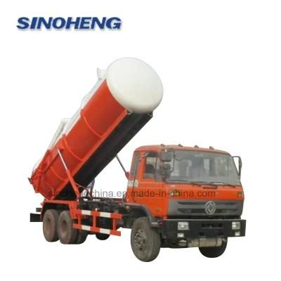 Dongferng 15cbm Vacuum Suction Truck with High Pressure Cleaning Truck_Vacuum Suction Truck