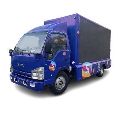 Factory Selling Japan Brand Elf 100p P4 P5 Full Color LED Advertising Display Truck