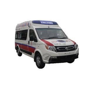 High Roof 5-7 Seats Euro IV Emergency Ambulance Car with Medical Equipment