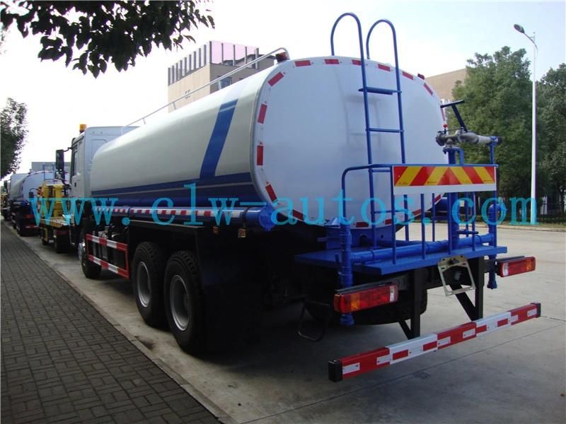 20000liters 20m3 20tons Sinotruk HOWO Water Transport Truck Water Sprinkler Water Bowser Truck for Africa