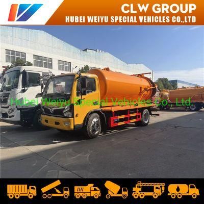 Dongfeng Furuicar 8000liters 8cbm 8m3 High Pressure Jetting Vacuum Sewage Suction Truck Septic Tank Truck