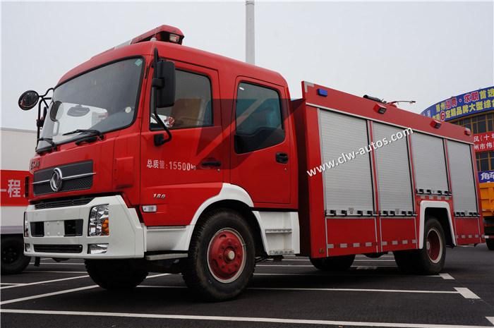 Dongfeng 6000L 6tons Emergency Rescue Vehicle Fire Fighter Fire Fighting Truck with Water and Foam