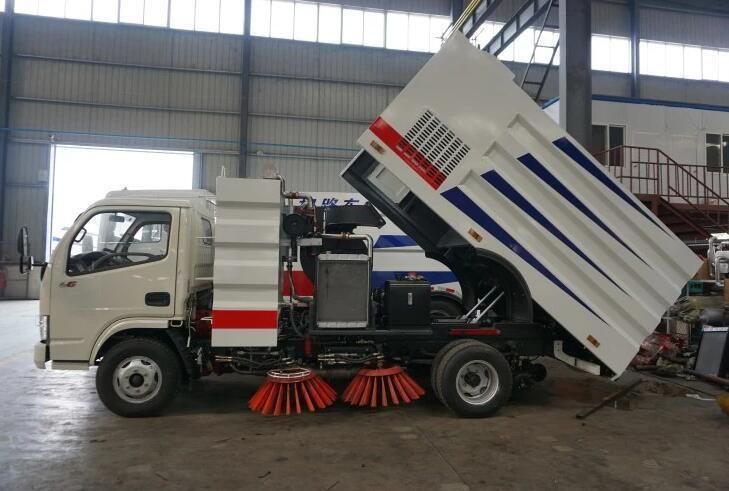 3cbm Small Sweeping Vehicle Dongfeng Truck Mounted Sweeper