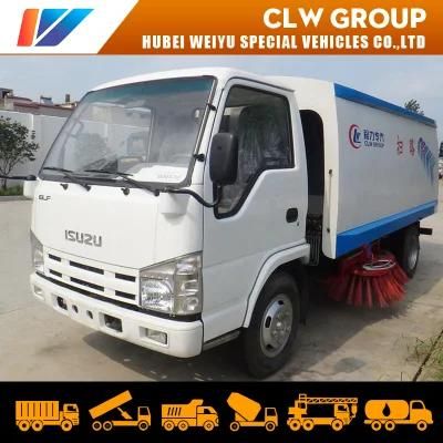 Small City Longtime Used 5cbm Mini Isuzu Road Sweeper Truck