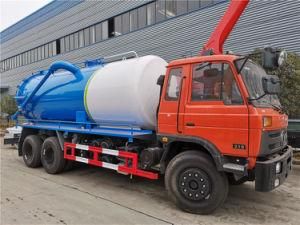 190HP Cummins Dongfeng 4X2 Sewage Suction Truck