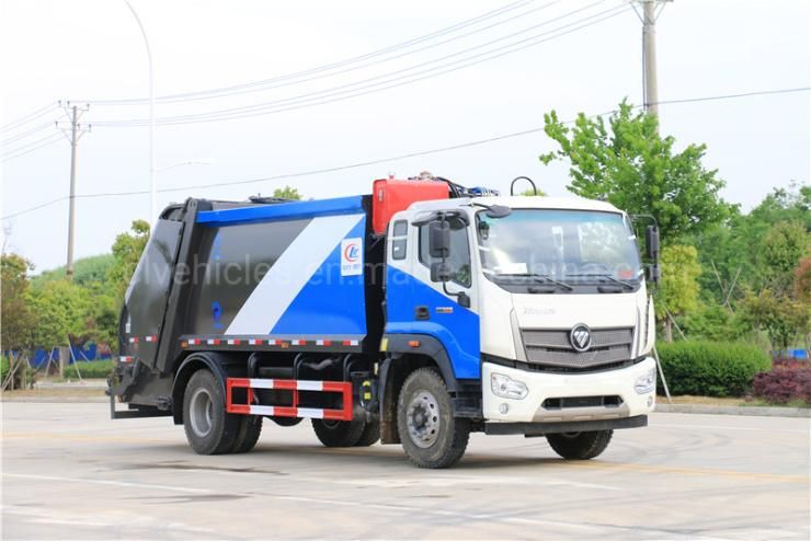 Foton 4X2 12m3 Garbage Compactor Trcuk Waste Refuse Compactor Truck