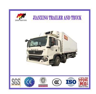 Famous Brand HOWO Refrigerated Frozen Food Transport Truck for Hot Salediesel Powered Manual
