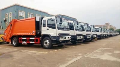 Hotsale China Isuzu 4X2 12cbm 14cbm Compactor Garbage Truck for Southeast Asia LHD