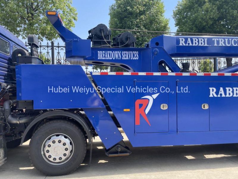 Shacman F3000 Brand Rhd 420 HP 30 Ton Wrecker Truck Crane and Towing Truck for Road Malfunction Urban Violation Emergence Resuce Work