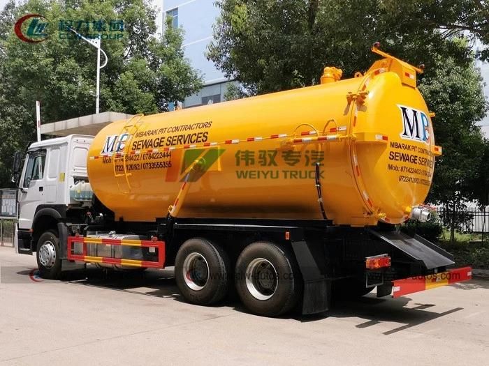 Hot-Sale Sinotruk HOWO 6*4 Suction Sewage Truck