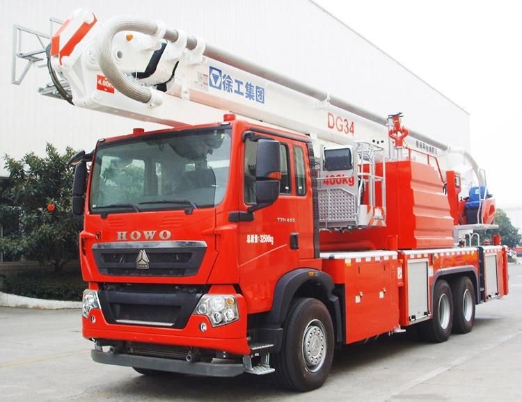 XCMG 34m Aerial Ladder Fire Truck Dg34m1 Fire Fighting Truck with New Fire Engines for Sale