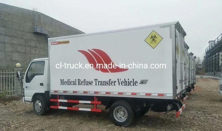 Good Quality Dongfeng 3tons 4tons Medical Waste Transfer Vehicle