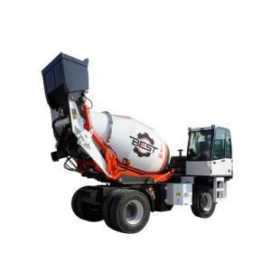 4m3 Per Drum Self Loading Concrete Producer Mixer Truck