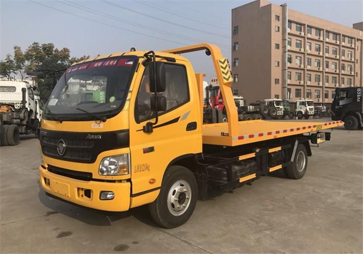 Foton 5ton Sliding Platform Recovery Truck 4ton Recovery Towing Truck 8ton Wrecker Tow Truck