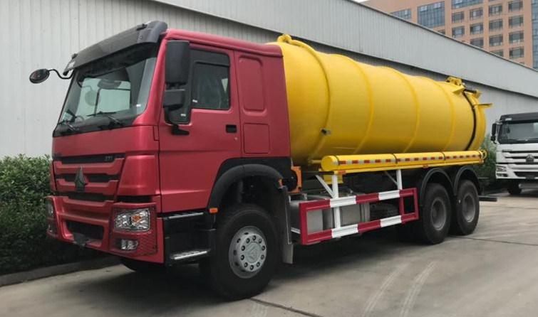 Cheap Price 10m3 12m3 15m3 High Pressure Waste Water Sewage Vacuum Tank Truck