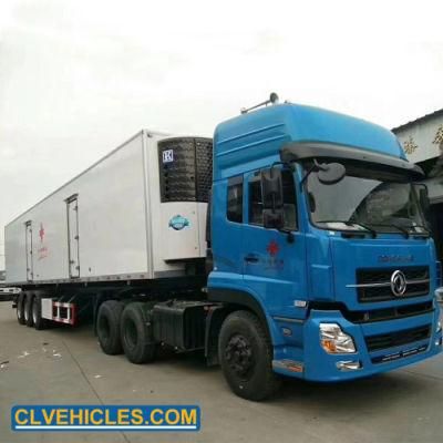 Clw 12meter Refrigerated Van Truck Semi-Trailer