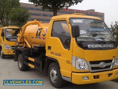 Foton Mini High Quality Sewerage Cleaning Septic Tanker Truck