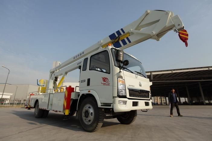 HOWO Telescopic Platform Vehicle Aerial Work Platform Truck